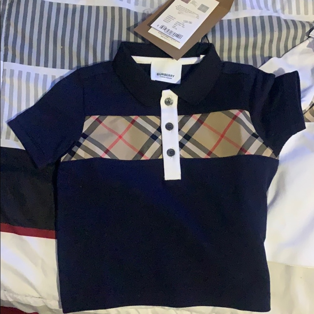 12 month burberry shirt